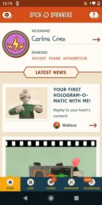 Wallace & Gromit Big Fix Up android App screenshot 0